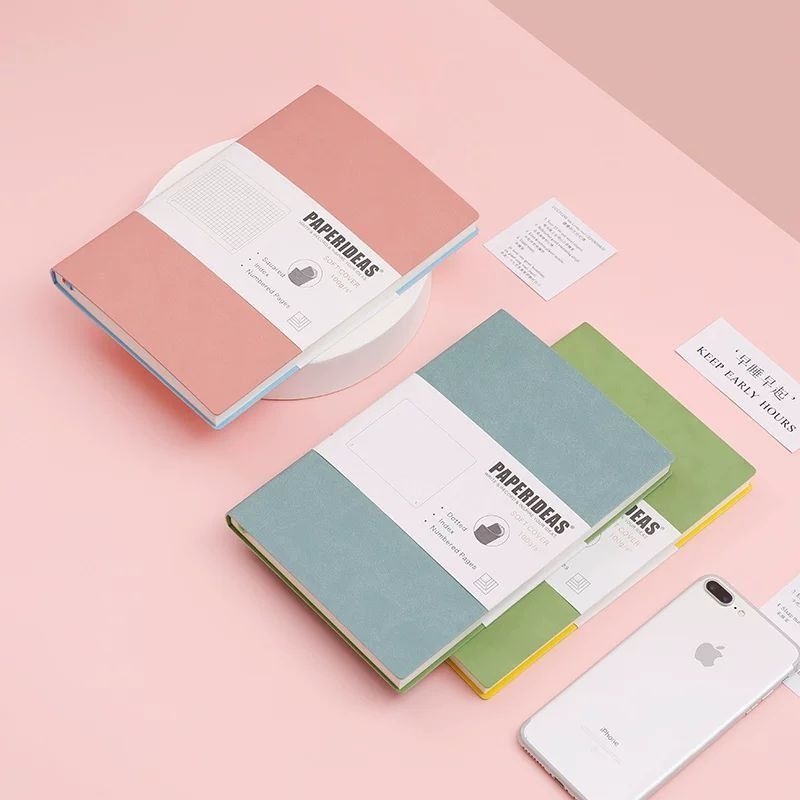 Блокнот A5 Paperideas Пастельно-жовтий (у лінію) 188 сторінок
