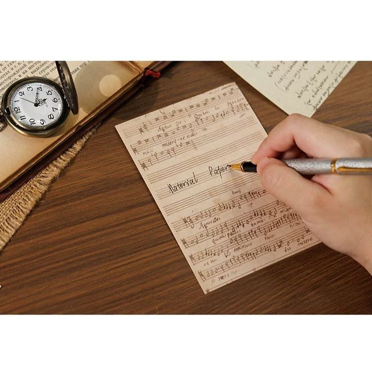 Наборы декоративной бумаги "Ink Handwritten Letter"