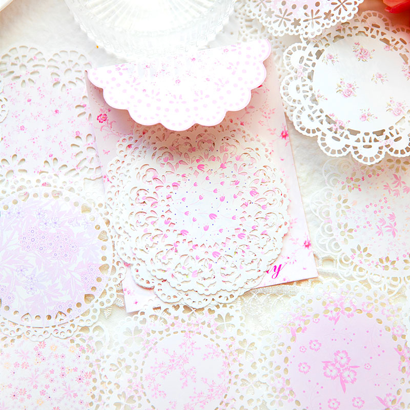 Набор бумажных кружев "Elegant Melody Pink"