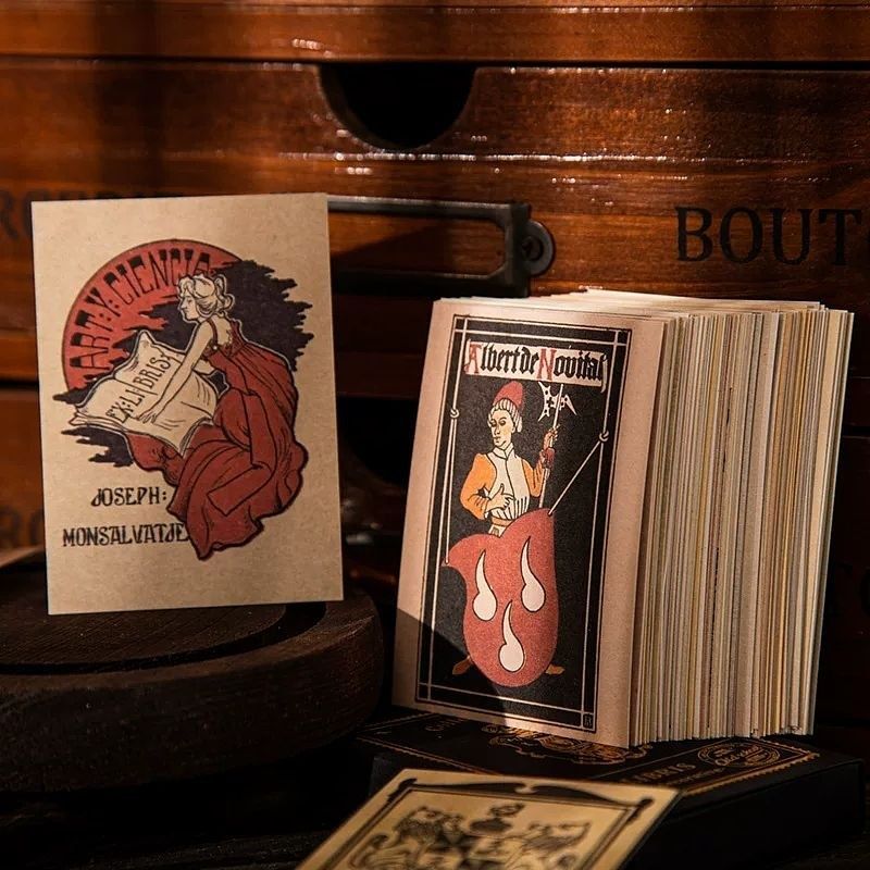 Набір паперу Ex-Libris: Червона Експресія (абстракція), 50 шт