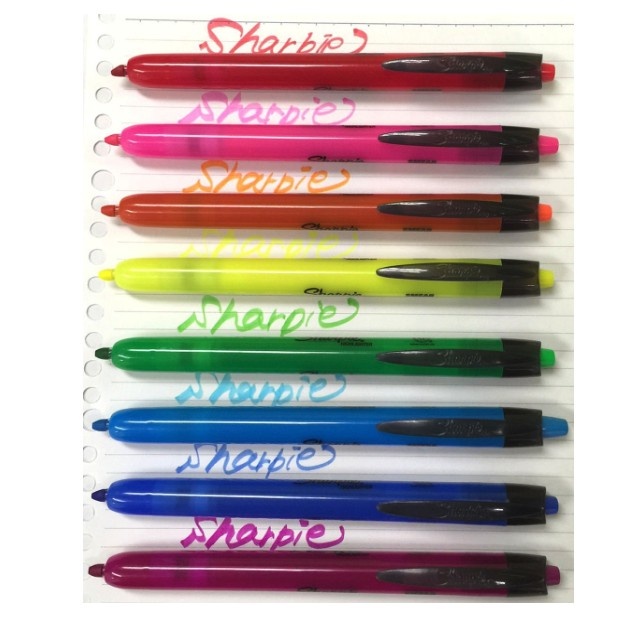 Sharpie Retractable Highlighters Chisel Tip Pink 0-00105 фото