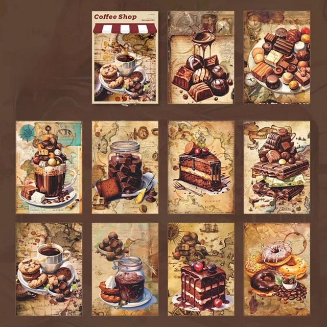 Набори декоративного паперу "Chocolate Gourment" 4-0501 фото
