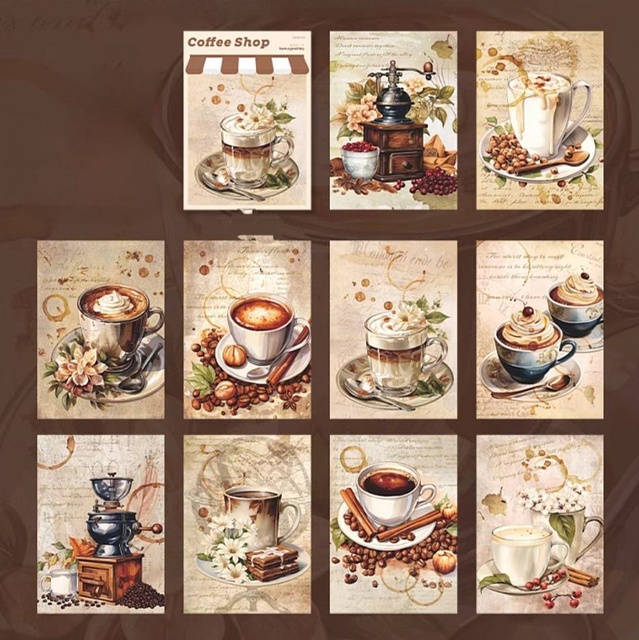 Наборы декоративной бумаги "Latte Latte" 4-0502 фото