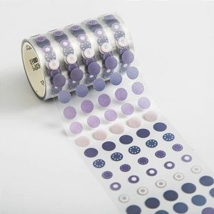 Декоративная лента с наклейками "Purple Dot" 2952 фото