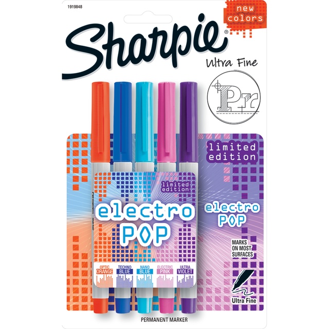 Перманентні лінери Sharpie Electro Pop 5 000521 фото