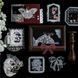 Набор прозрачных наклеек Lace & Bloom: Кружевные Звезды и Месяц, 10 шт
