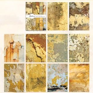 Набори декоративного паперу "Mottled Earth Walll"