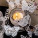 Прозорі ПЕТ наліпки Lace & Bloom із зображенням білих мереживних метеликів Myjam