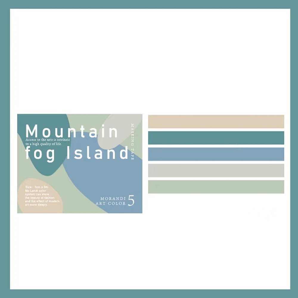 Набір декоративних скотчів "Mountain Fog Island" 619 фото