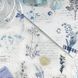 Набір прозорих наліпок Blue and purple flowers, 10 шт