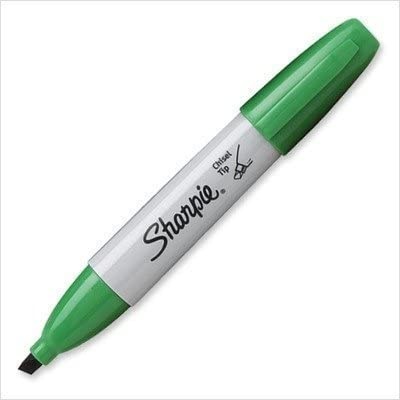 Перманентні маркери Sharpie Chisel Tip Green 000504 фото