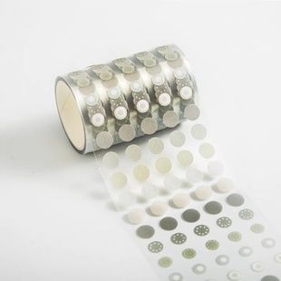 Декоративная лента с наклейками "Olive Dot" 29510 фото