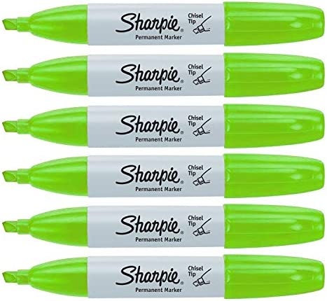 Перманентные маркеры Sharpie Chisel Tip Lime 000505 фото
