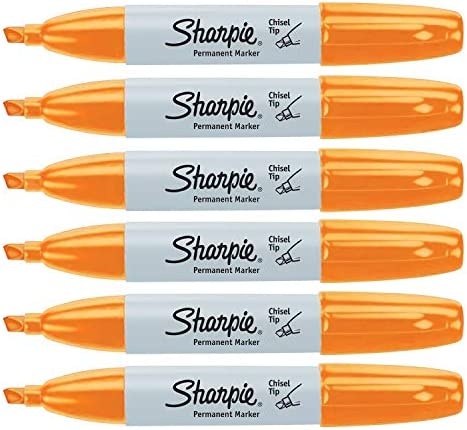 Перманентные маркеры Sharpie Chisel Tip Orange 000506 фото