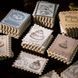 Ретро-наліпки марки (15 шт, 49х38 мм): Солодкі частування, Sweet Treats