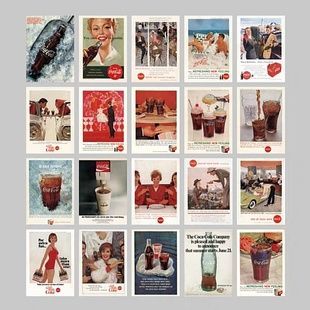 Набір декоративного паперу "Cola Poster"