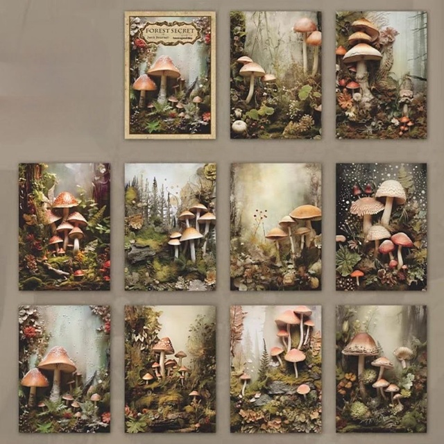 Наборы декоративной бумаги "Mushroom Memory" 4-0536 фото