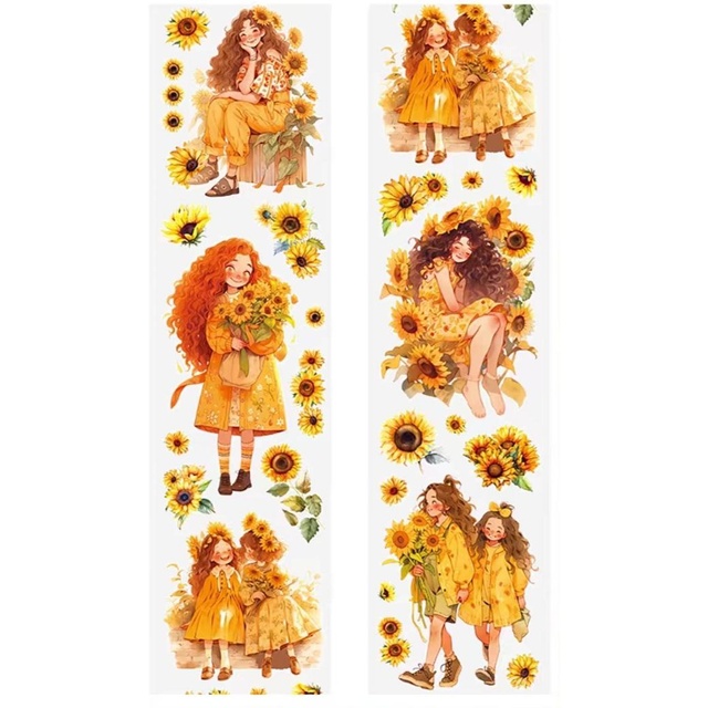 Декоративний скотч "Sunflower Girl" 6-00441 фото