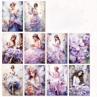 Наборы декоративной бумаги "Girl in Purple" 4-0603 фото