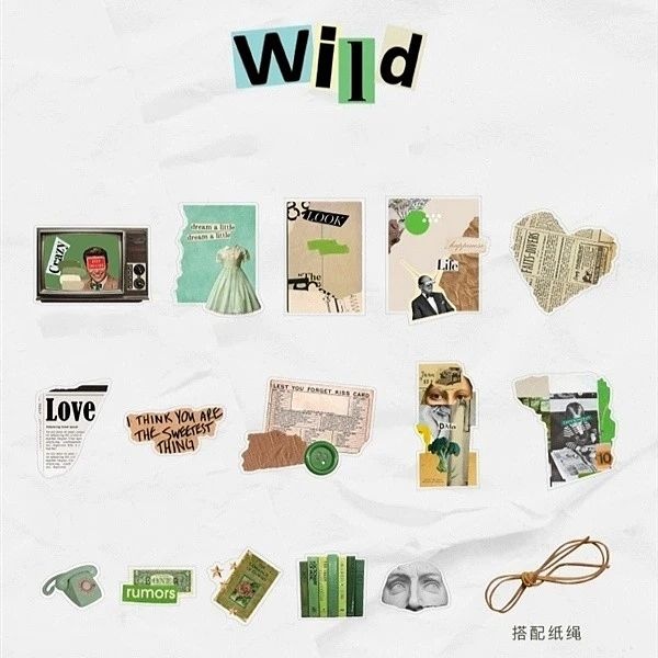Набор наклеек и картинок "Wild" 20841 фото