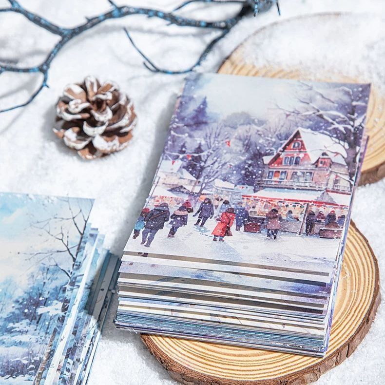 Наборы декоративной бумаги "Enchanted Winter"