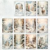 Наборы декоративной бумаги "Silent Snowfall"