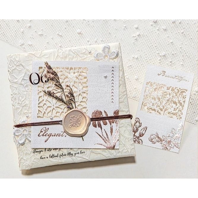 Набір ажурних рамок Golden Filigree: Класична троянда, 4 шт
