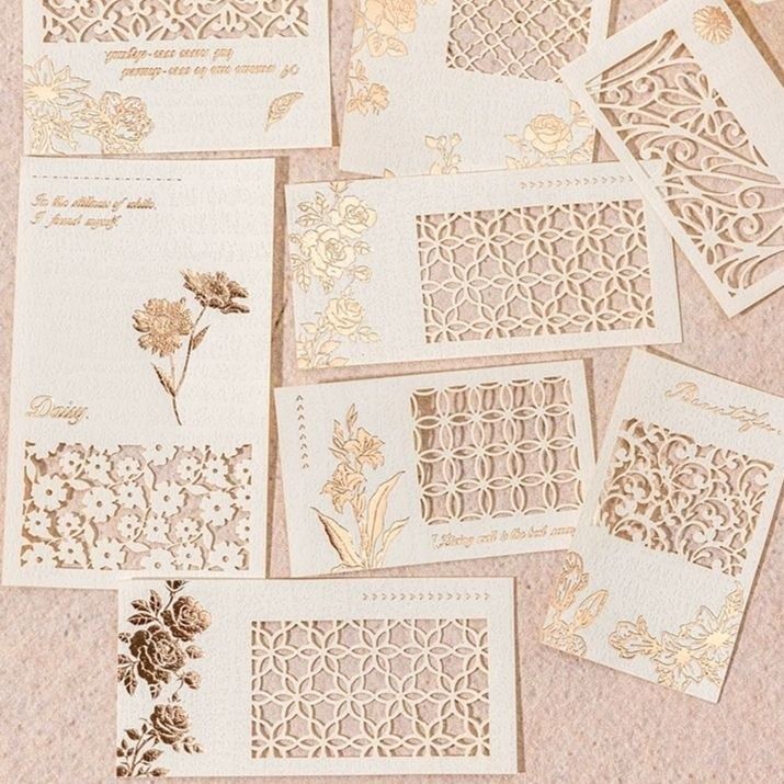Набір ажурних рамок Golden Filigree: Класична троянда, 4 шт