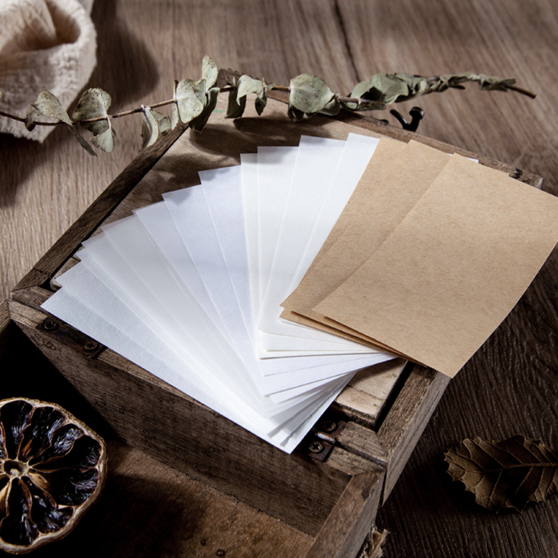 Блокнотик декоративной бумаги "Blank Book. White Kraft"