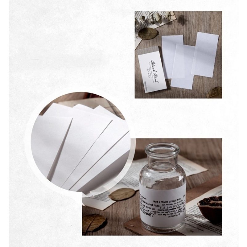 Блокнотик декоративной бумаги "Blank Book. White Kraft"