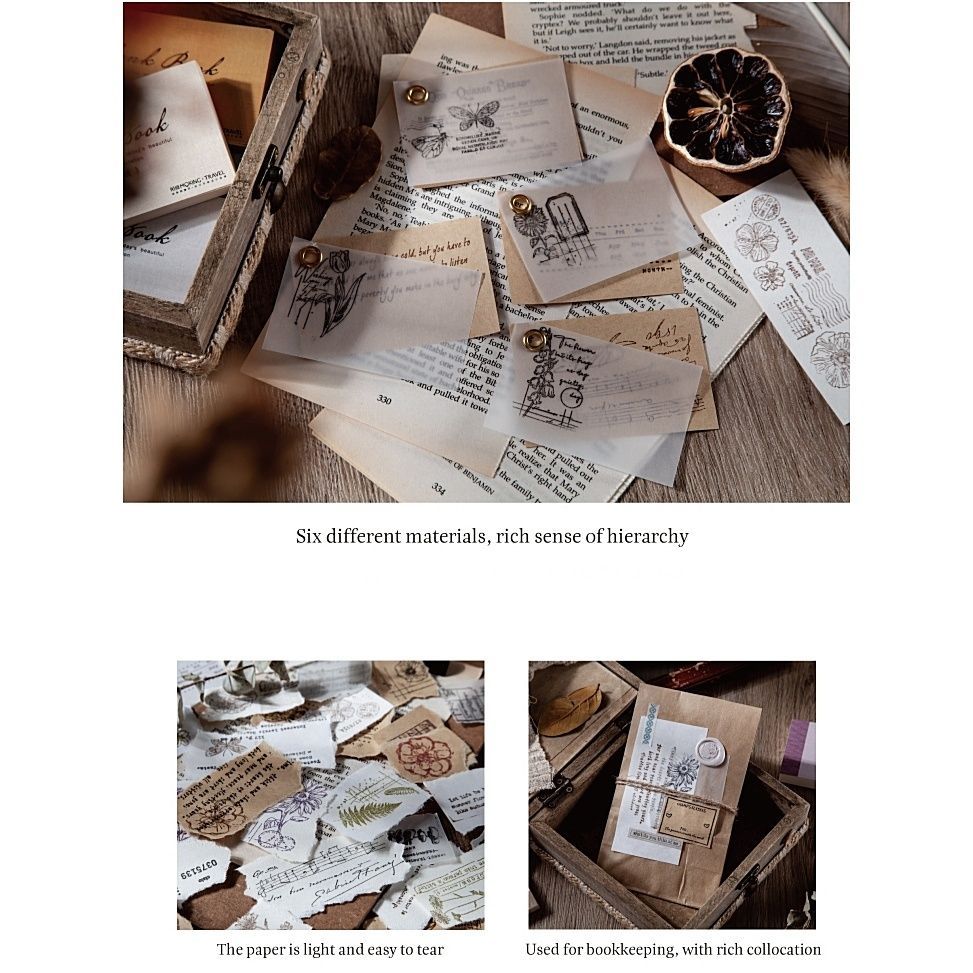 Блокнотик декоративной бумаги "Blank Book. White Kraft"