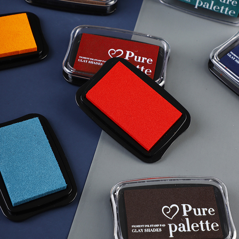 Штемпельні подушечки для печаток з пігментними чорнилами "Pure Palette" 7078 фото