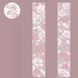 Скотч ПЕТ Frosted Sand 30 мм: Рожеве морозне цвітіння, Pink Frosted Bloom (рулон 2м)