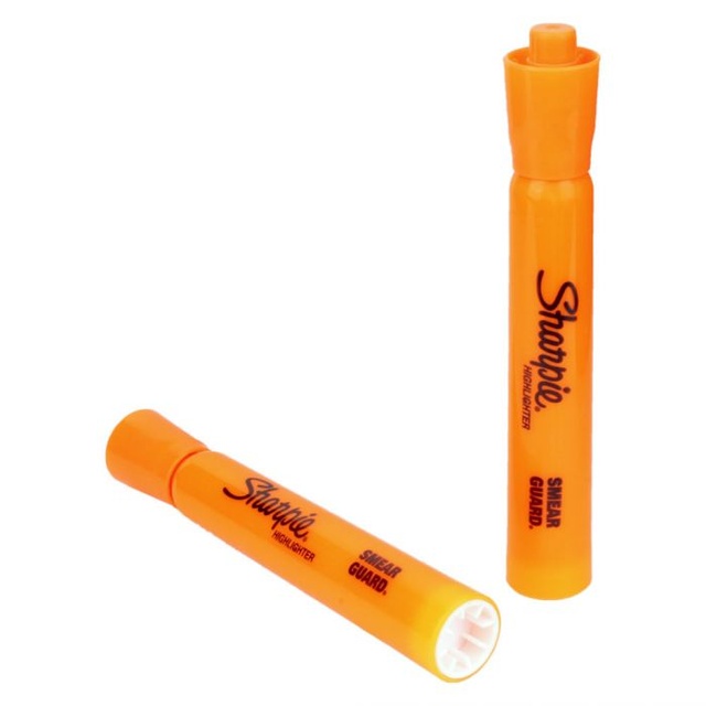 Sharpie Highlighter Chisel Tip Fluorescent Orange 0-00052 фото