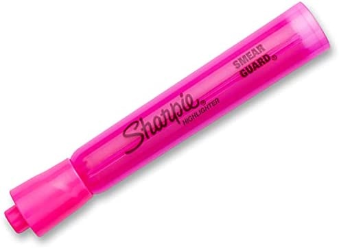 Sharpie Highlighter Chisel Tip Fluorescent Pink 0-00053 фото