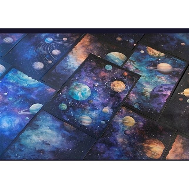 Набори декоративного паперу "Purple Clouds and Starry Sky" 4-0523 фото