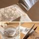 Скотч ПЕТ Frosted Sand 30 мм: Лесной морозный папоротник, Forest Frosted Fern (отрез 35см)