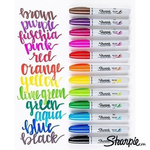 Перманентные кисти Sharpie Brush Tip 00049 фото