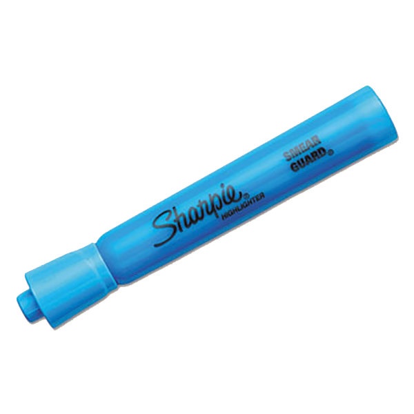 Sharpie Highlighter Chisel Tip Fluorescent Blue 0-00054 фото