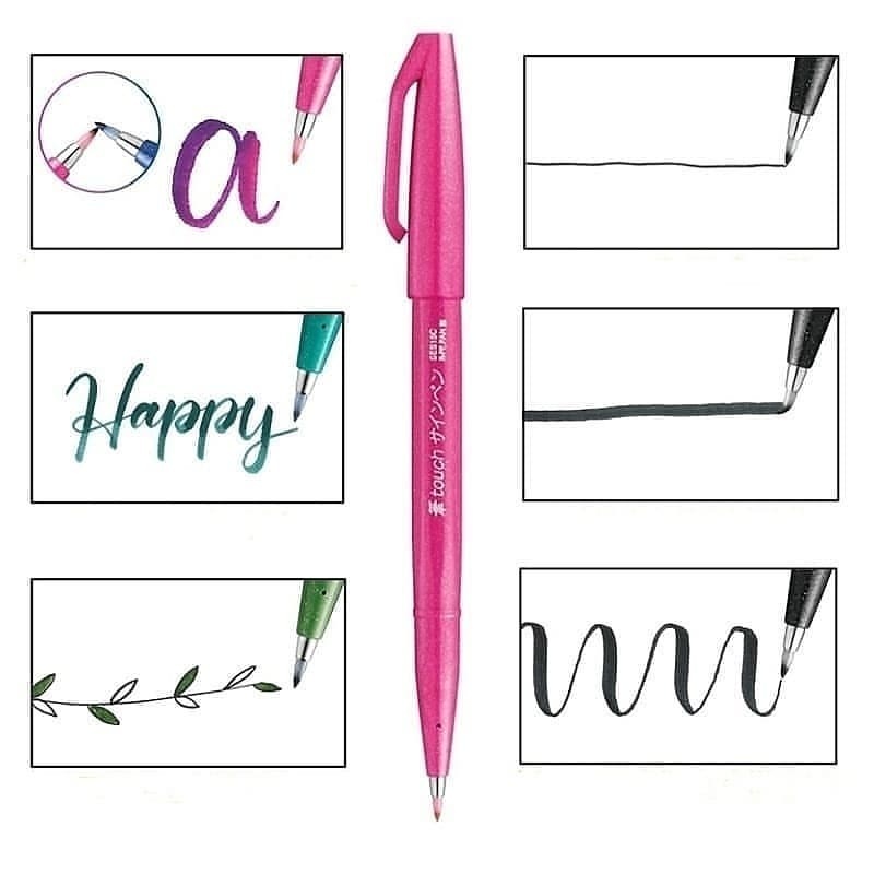 Pentel Brush Pen. Pale Pink 0004-11 фото