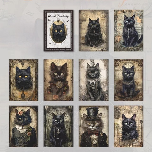 Наборы декоративной бумаги "Dark Cat" 4-0494 фото