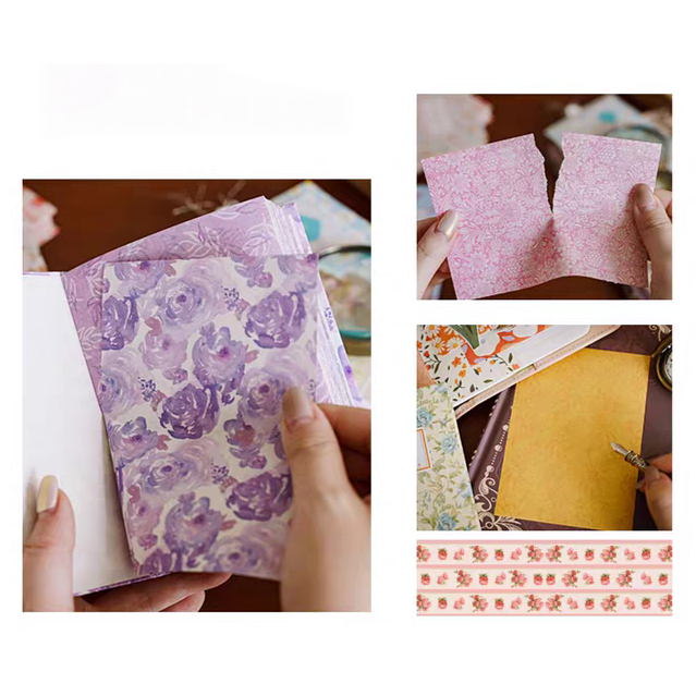 Набор декоративной бумаги "Flower Diary"