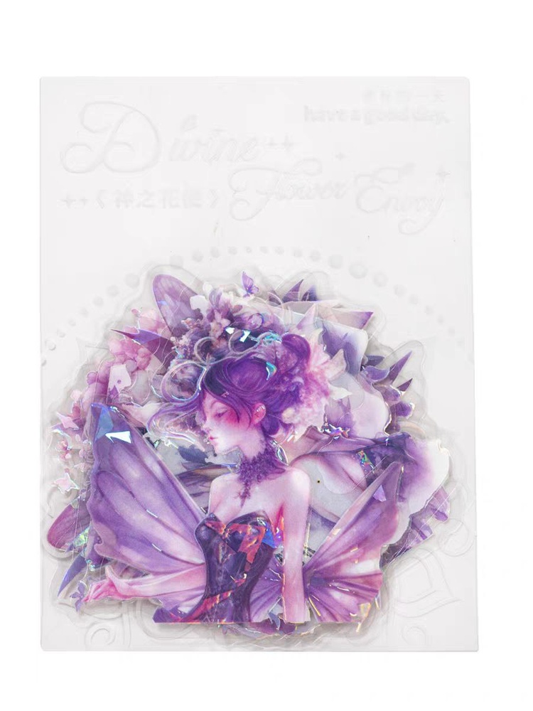 Набір наліпок "Purple Flower Envoy" 2-02201 фото