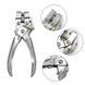 Установник люверсів та дирокол 2 в 1 (Eyelet Plier 5 мм) з лінійкою + набір 100 люверсів, посилені затискачі для скрапбукінгу
