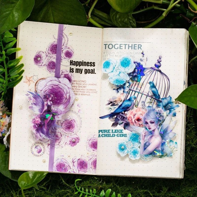 Набор наклеек "Purple Flower Envoy" 2-02201 фото
