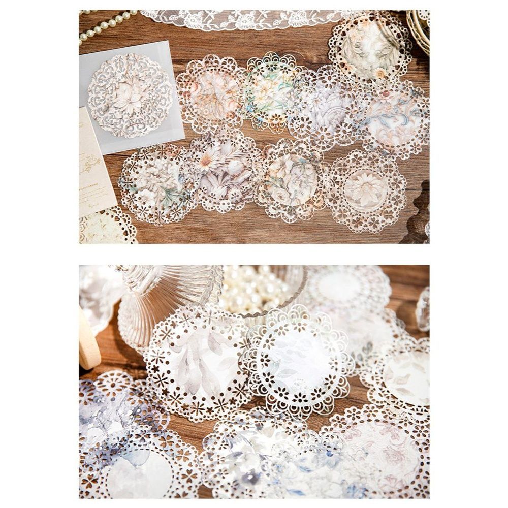 Набір паперових мережив "Floral Lace Scrapbooking Set"