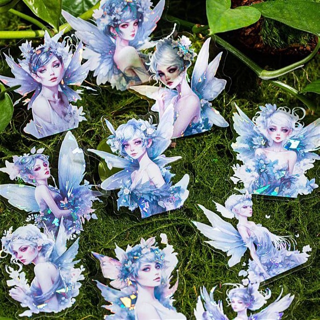 Набір наліпок "Ice Blue Flower Envoy" 2-02204 фото