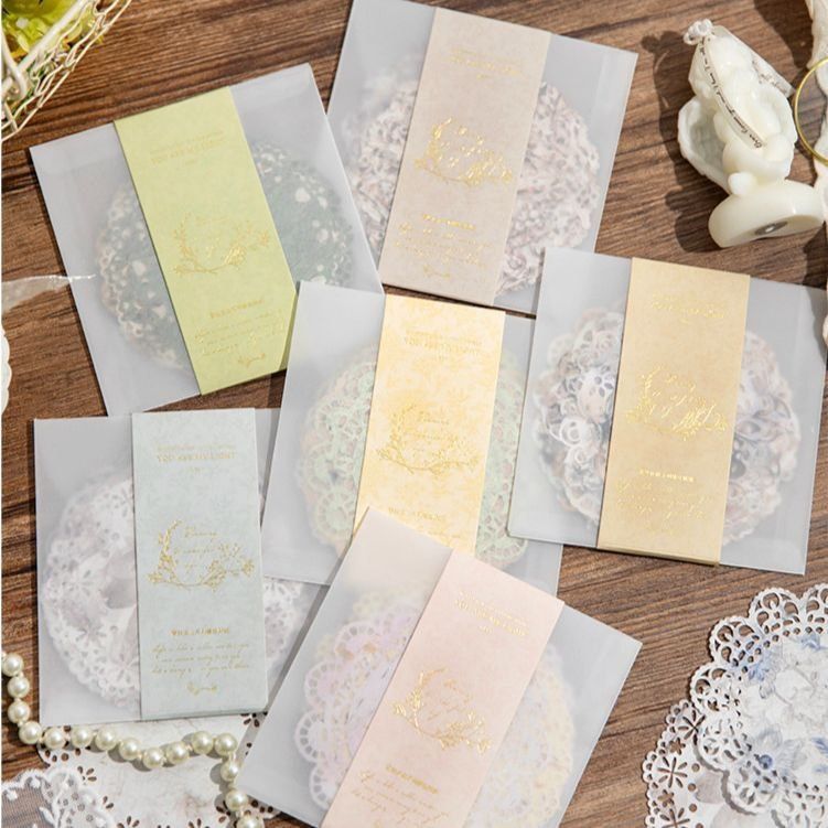 Набір паперових мережив "Floral Lace Scrapbooking Set"