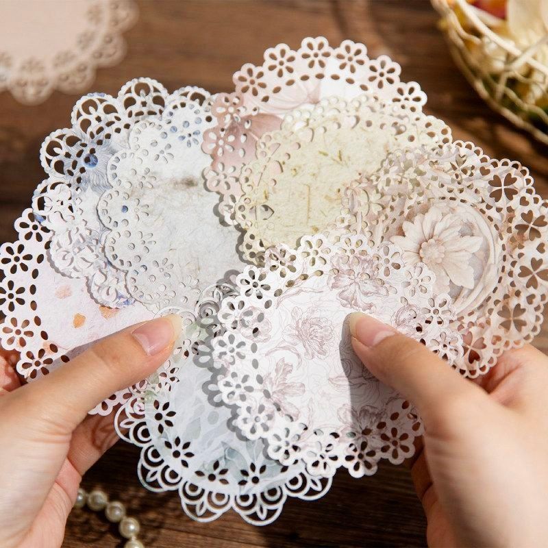 Набір паперових мережив "Floral Lace Scrapbooking Set"
