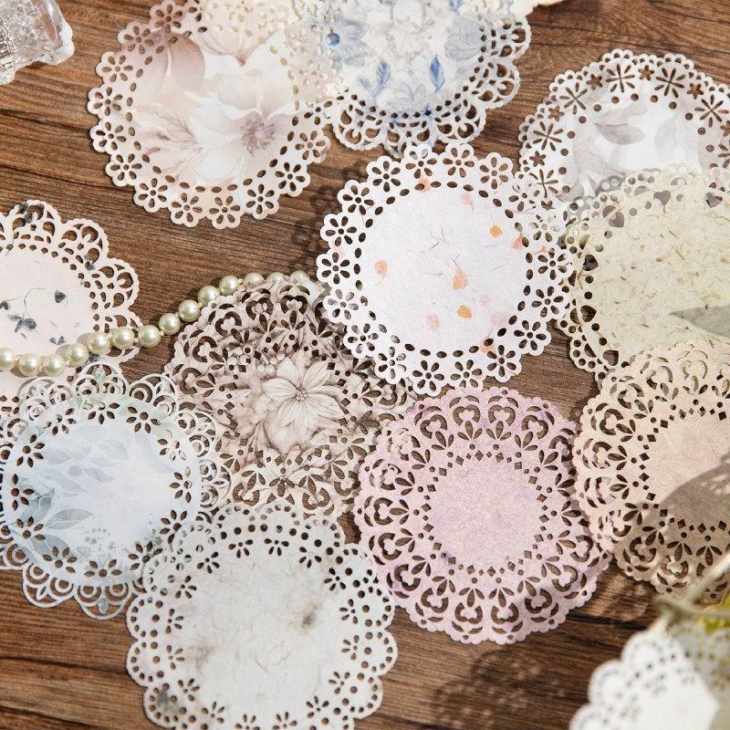 Набір паперових мережив "Floral Lace Scrapbooking Set"